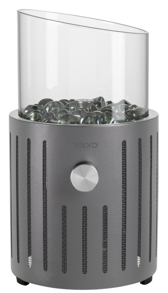 tepro Tischgasfeuerstelle Melura, rund, Mesh-Design, Produktbild 