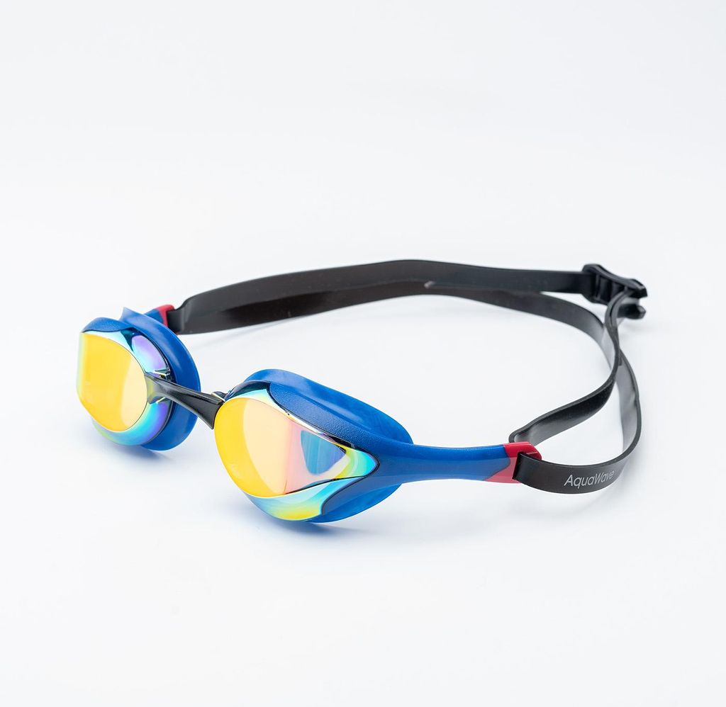 Aquawave - "Racer Rc" Schwimmbrille für Herren/Damen Unisex PP14357 (Einheitsgröße) (Schwarz/Blau)