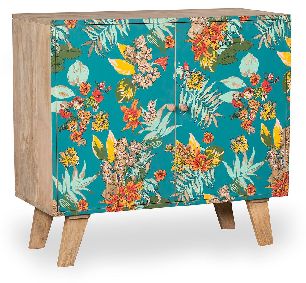 Sideboard SVEN - Holz Mehrfarbig 85x40x90cm | Schrank Flur Schlafzimmer Kommode