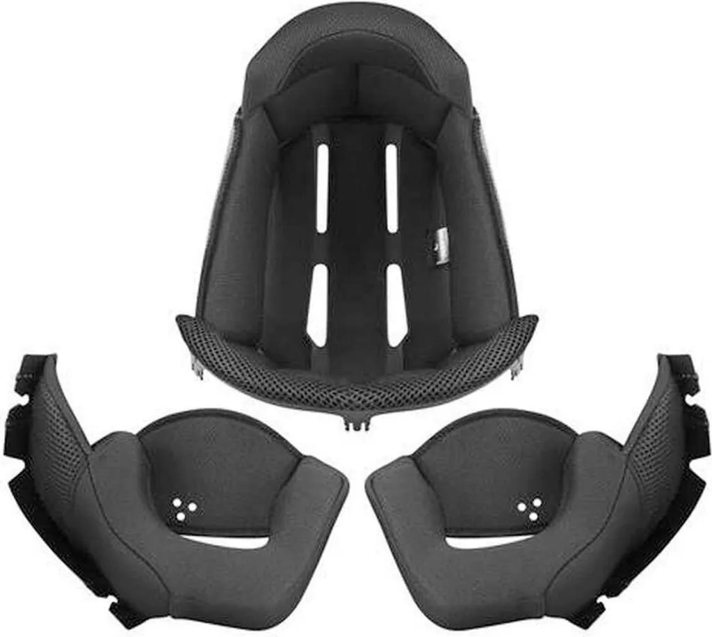 Intérieur de Casque LS2 OF616 Noir 2XL - Mousses de Rechange pour Jet Airflow