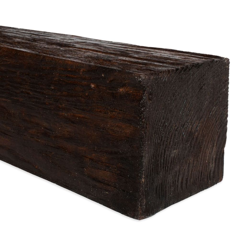 PROVISTON | Polyurethan Balken | 120 x 120 x 3000 mm | Hochfestes Polyurethan | Eiche dunkel | Holzoptik | Dekobalken | Deckenbalken | Realistische...