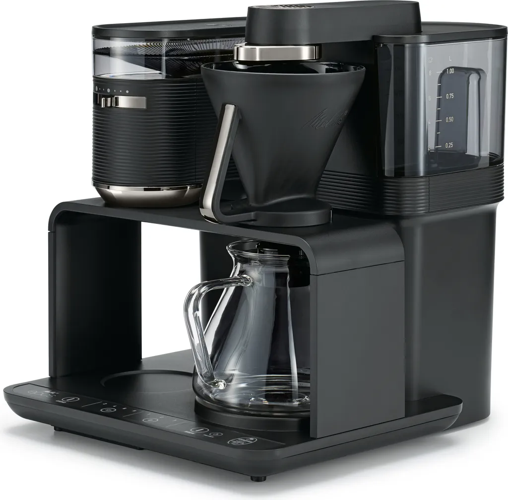 Melitta EPOS 360 Machine à Café Filtre avec Broyeur Intégré Noir