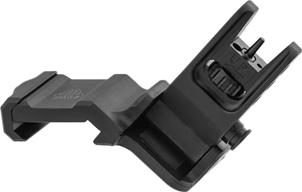 Mire angulaire pliable Leapers UTG MT-745 noire pour rail Picatinny