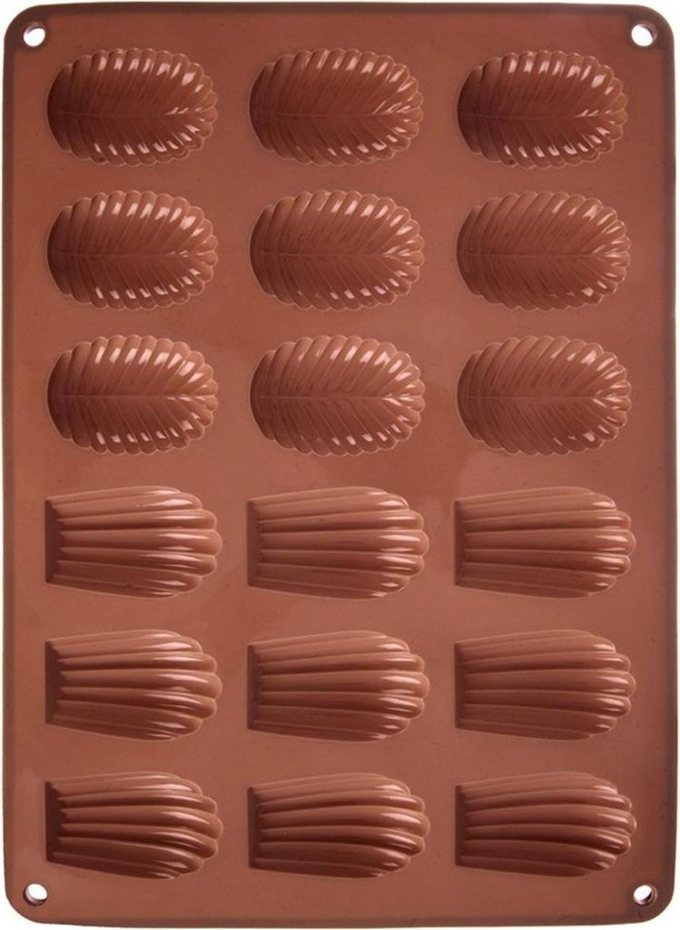 Orion | Pralinenförmchen - Form für Kekse und Pralinen - Silikonform - Braun - Backform - 34x25x1 cm