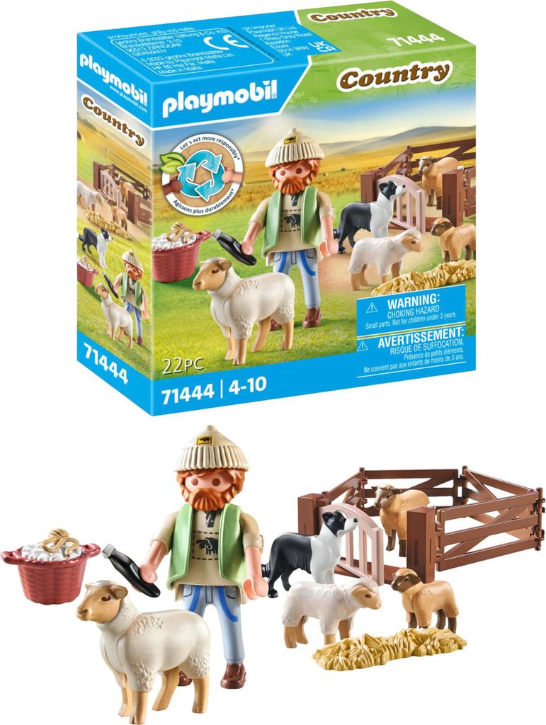 PLAYMOBIL PLAYMOBIL 71444 Giovane pastore con pecore 71444 Immagine del prodotto 