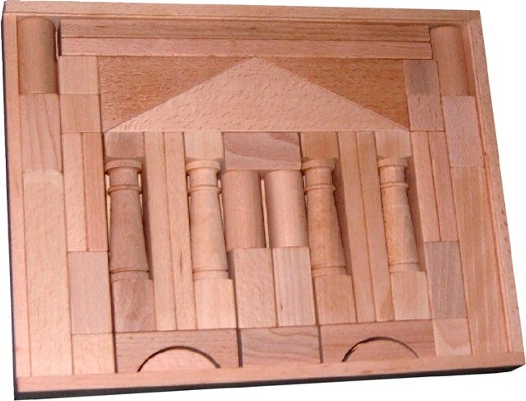 Ebert 207023 Baukasten Domizil 2 Holzbausteine