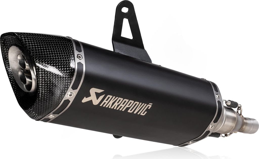 Tłumik tylny Akrapovic SS/CF BLK ITAL Zdjęcie produktu 