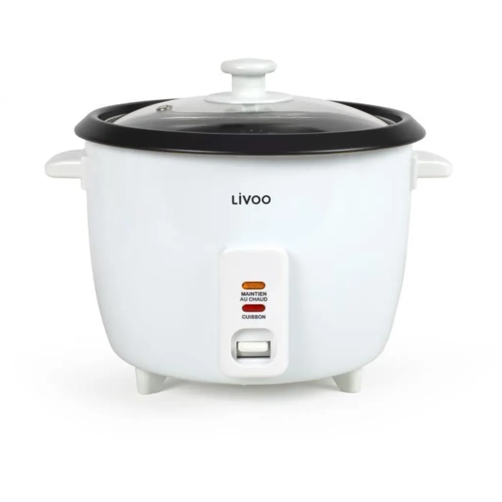 Cuociriso, capacità 1,5 l, cestello in alluminio, funzione di mantenimento del calore, coperchio trasparente