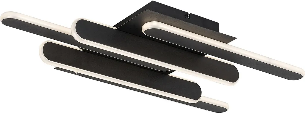 Luminaire de plafond LED 36W SINDRI noir avec changement de couleur