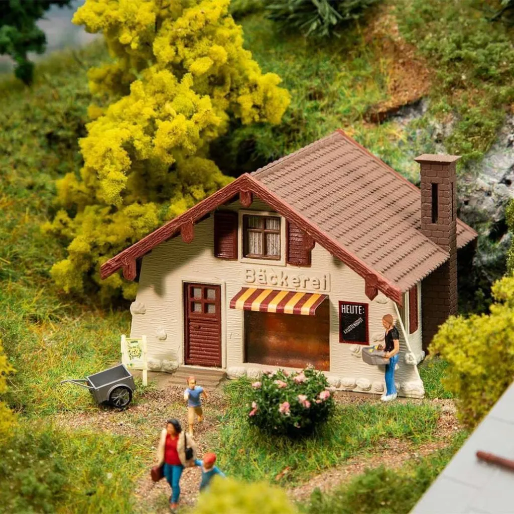 Maquette Boulangerie de Village H0 (131313) - Kit Faller détaillé