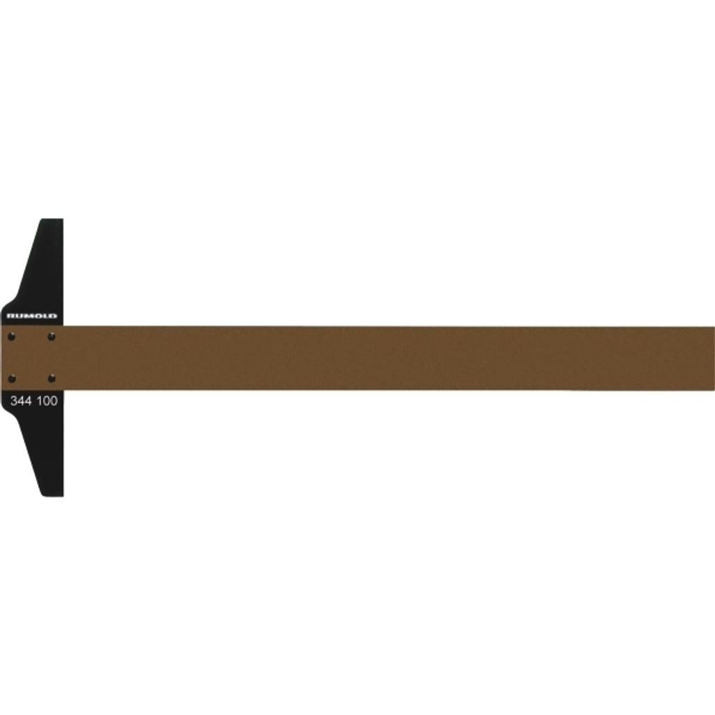 Zeichenschiene braun 100cm Produktbild 