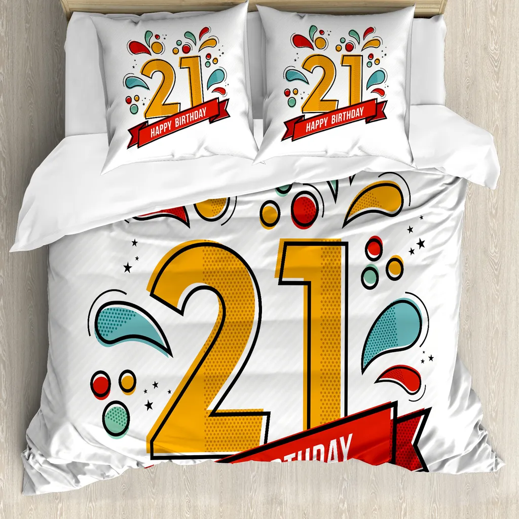 Vibe 21 Anni: Copripiumino ABAKUHAUS Multicolore e Antiacaro