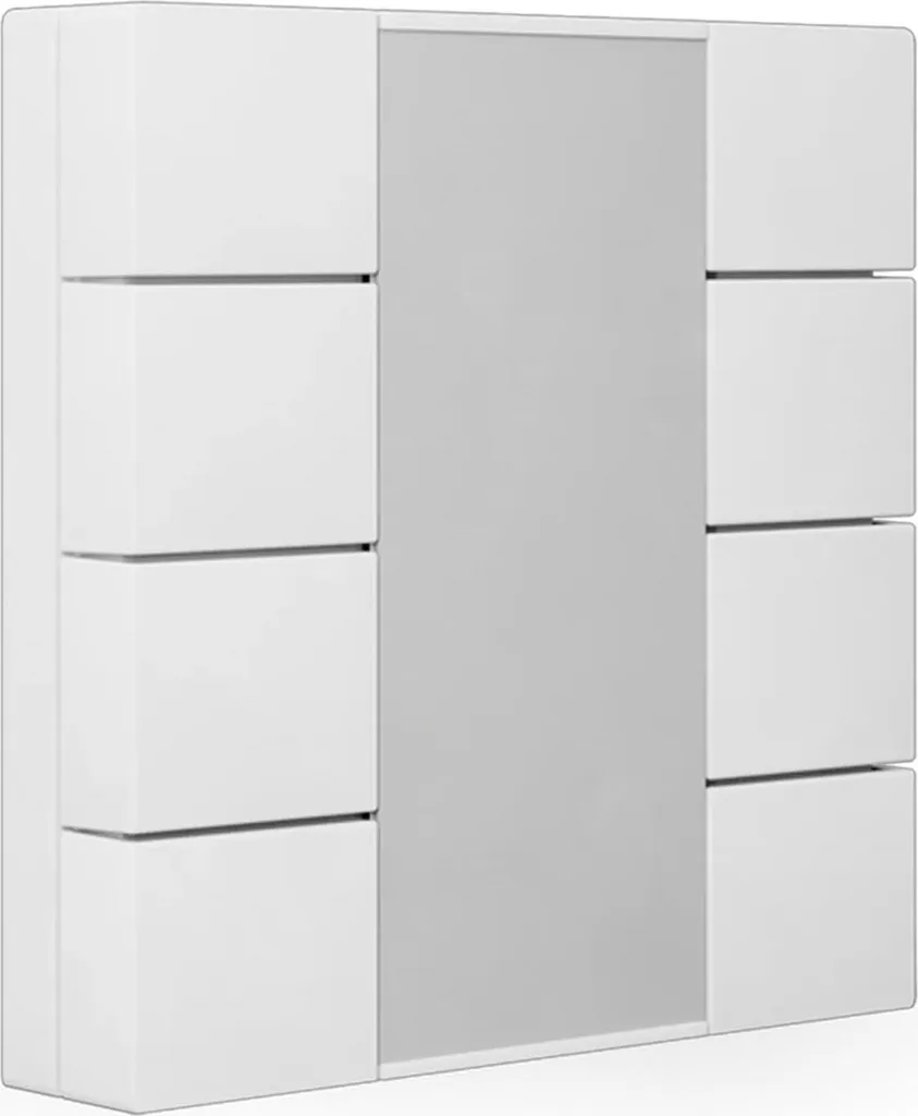 Commande murale 8 positions MDT 55 pour système domotique blanc