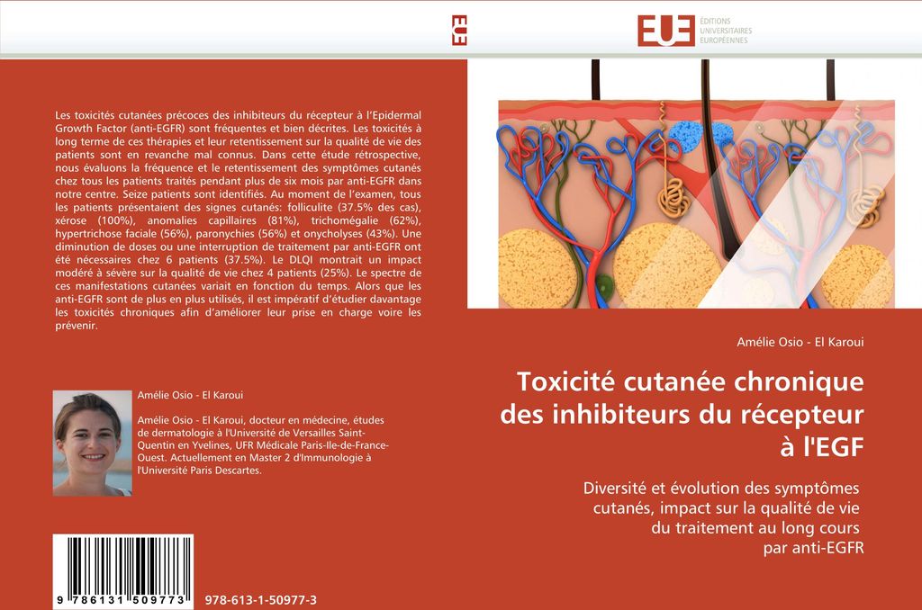 Toxicité cutanée chronique des inhibiteurs du récepteur à l''EGF