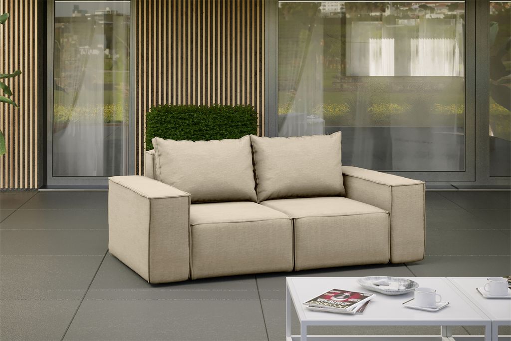 Kaiser Möbel Gartenmöbel set, sofa für den Garten Terrasse, SONNE den Hof, gemütliche Beige