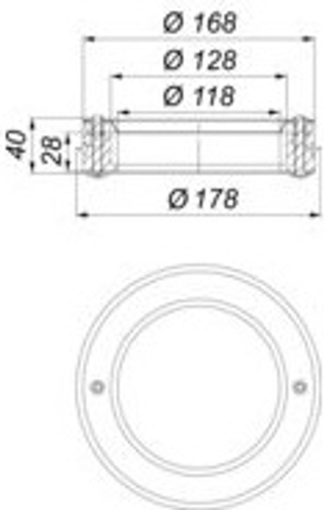 Brandschutzelement DN 100
