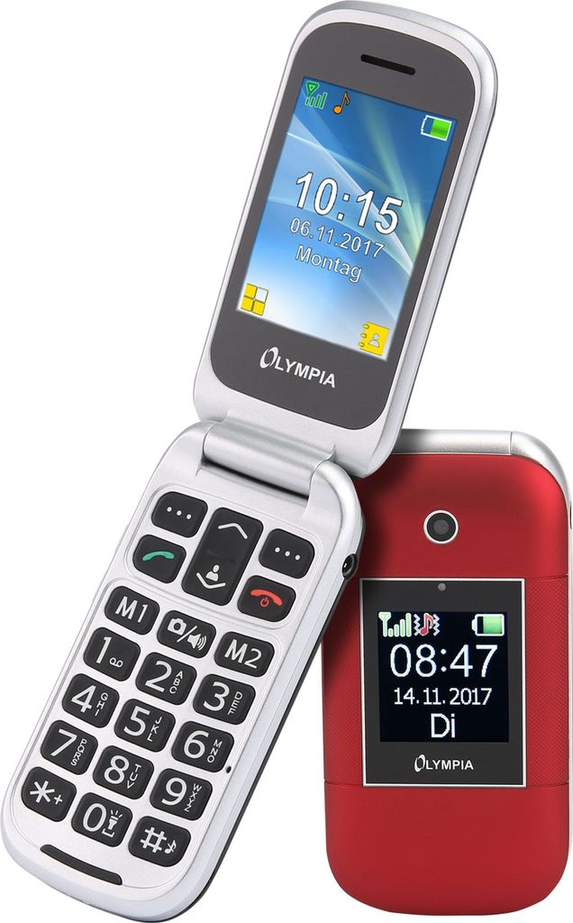 Olympia Mobiltelefon Janus schwarz         extragroße Produktbild 8