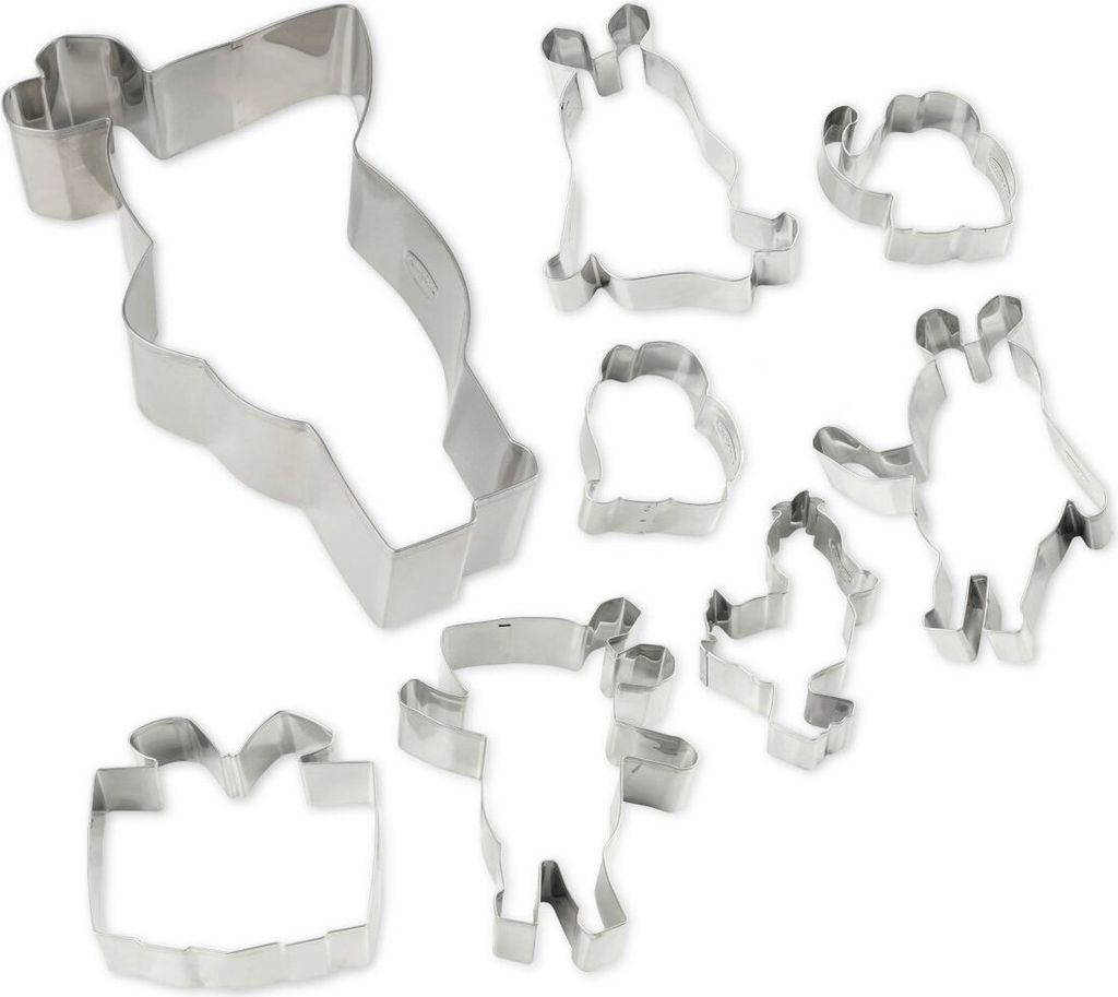 Dr. Oetker Ausstecher-Set DieMaus, langlebige Maus-, Elefanten-, Geschenk- & Enten-Form, Riesen-Ausstecher als Backrahmen nutzen, Tiereausstecher a...