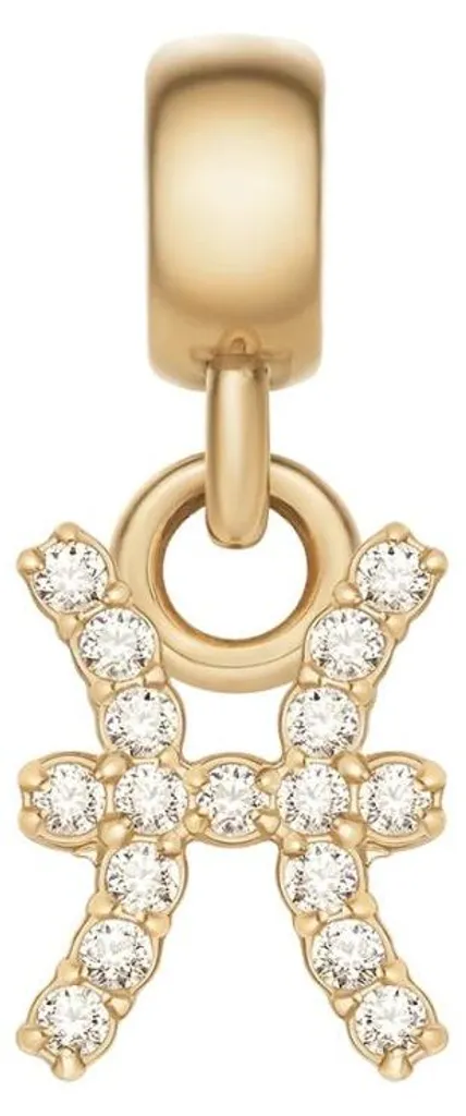 Bijou Signe du Zodiaque Poissons : Pendentif Idéal pour un Cadeau Or