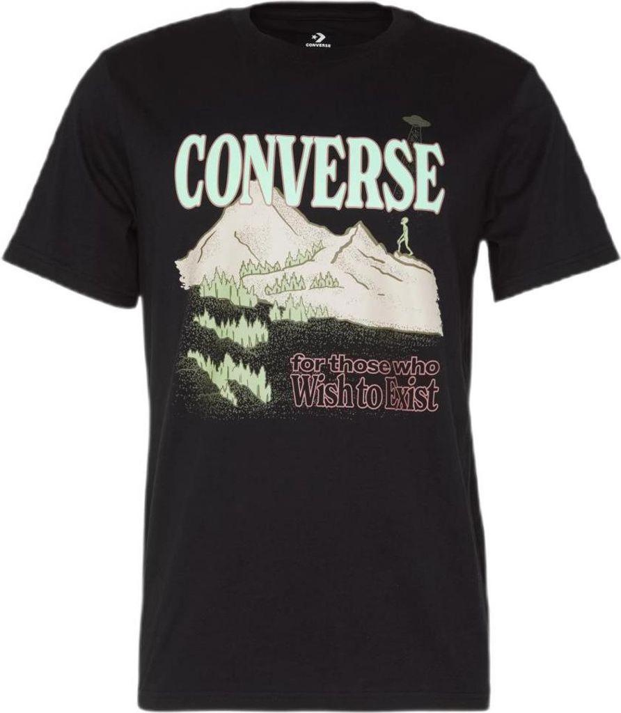 Converse Koszulka Alien Mountain Tee czarna S
