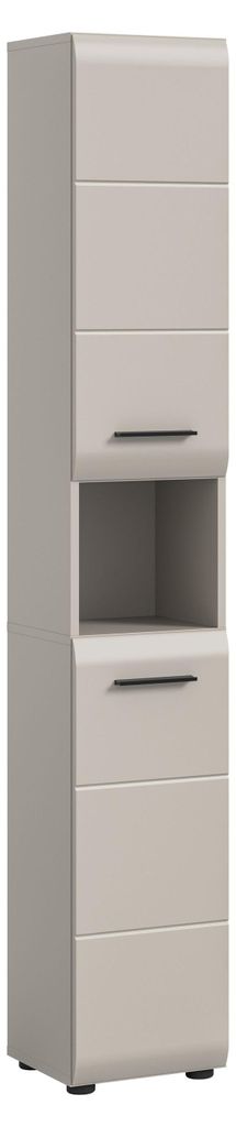 xonox.home Badschrank halbhoch Ice Kaschmir Melamin/ Kaschmir Nachbildung matt B/H/T: 30x185x30 cm