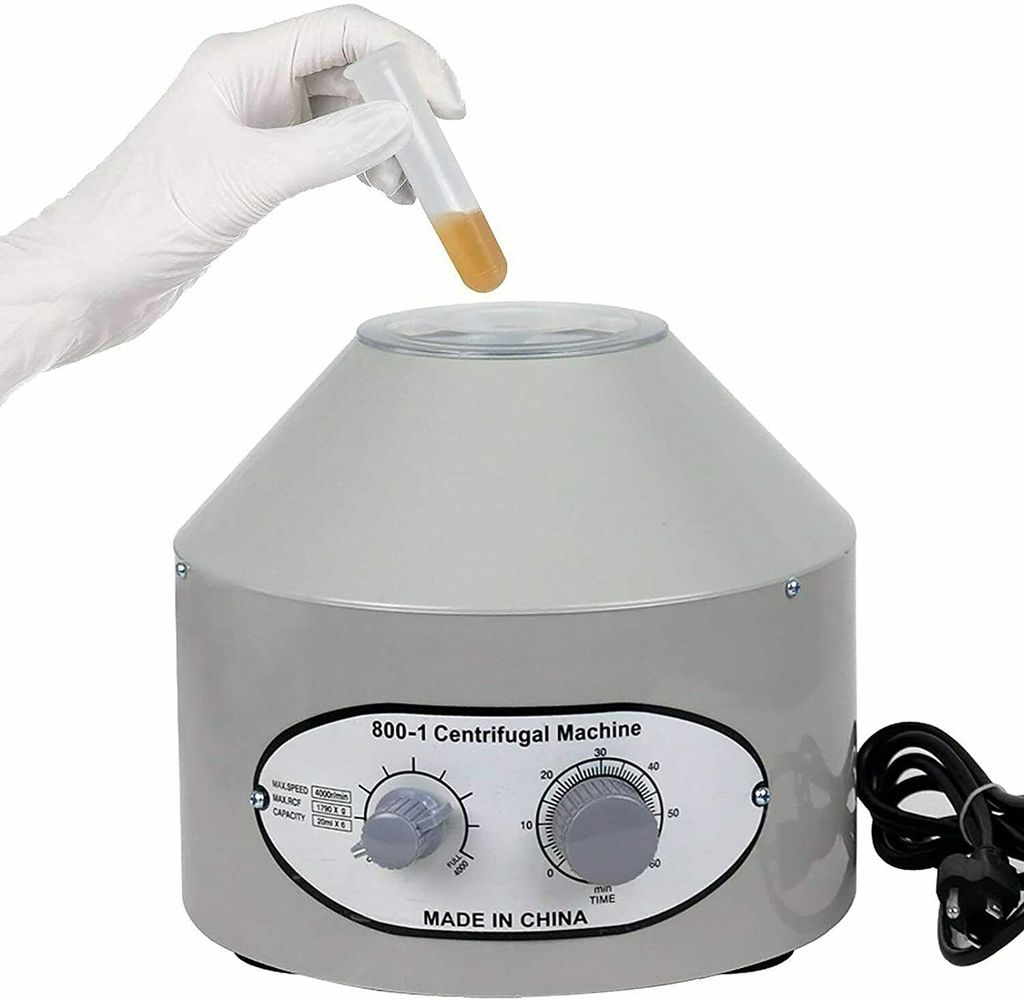 Tischzentrifuge Elektrische Zentrifuge Lab Medical Praxis Timing 4000RPM 20ml x 6