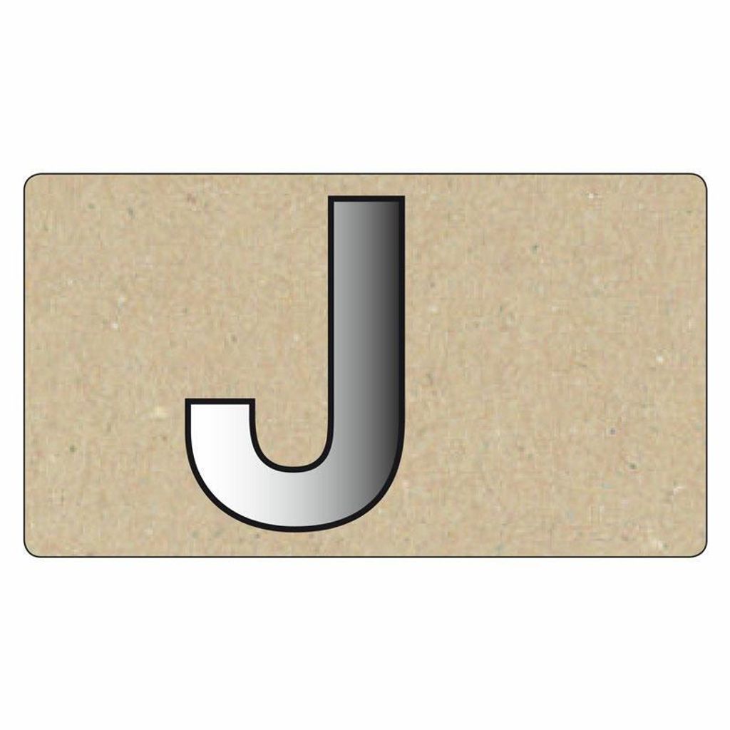 Spiegelornamente Grobuchstabe J