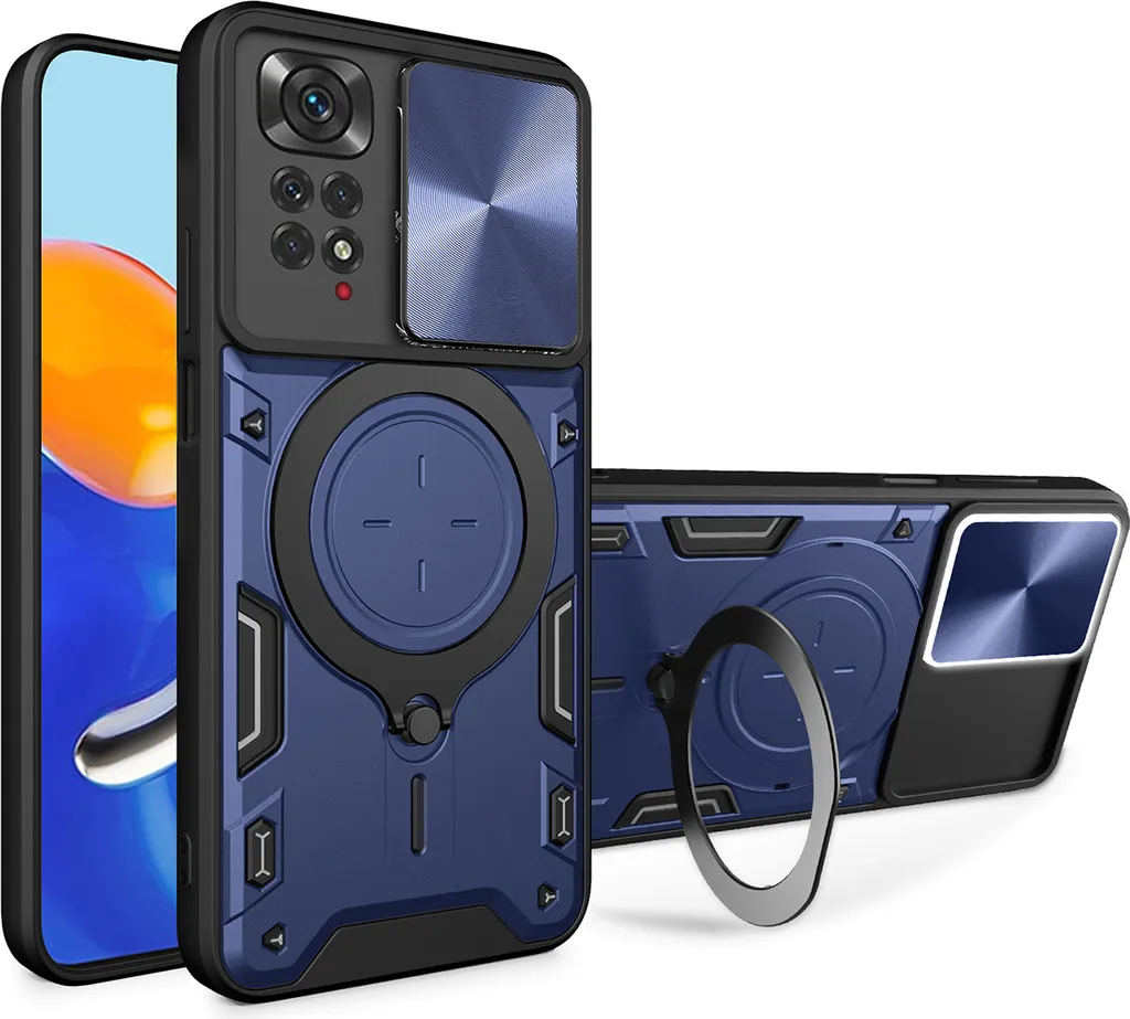 Custodia Sicura Xiaomi Redmi Note 11s Blu per Bambini e Famiglie