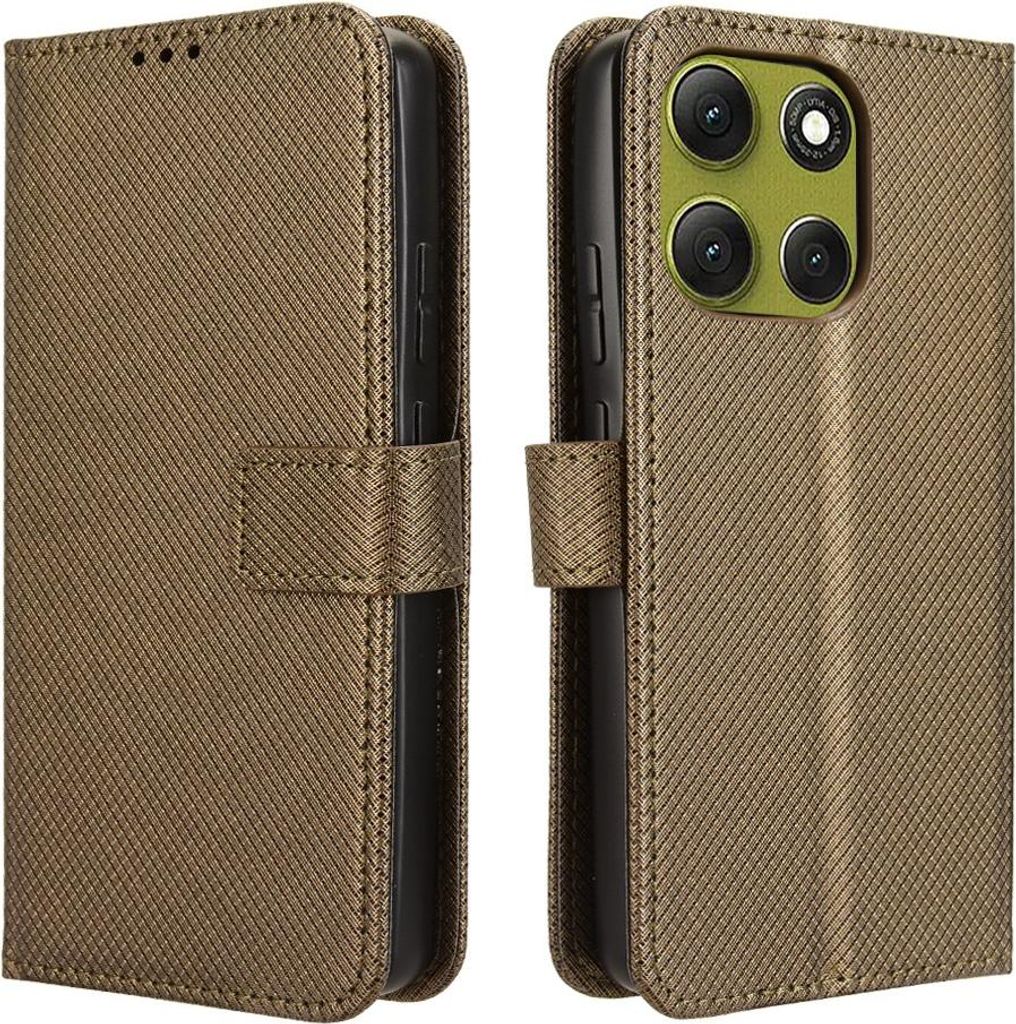 Motorola Moto G86 Power Hülle - Coverup Klapphülle - Braun