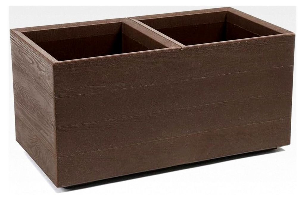 XXL Pflanzkasten – Edle Holz-Optik in Kaffee Latte oder Espresso