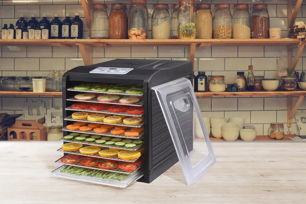 Déshydrateur inox grande capacité 9 plateaux pour une conservation optimale - 7