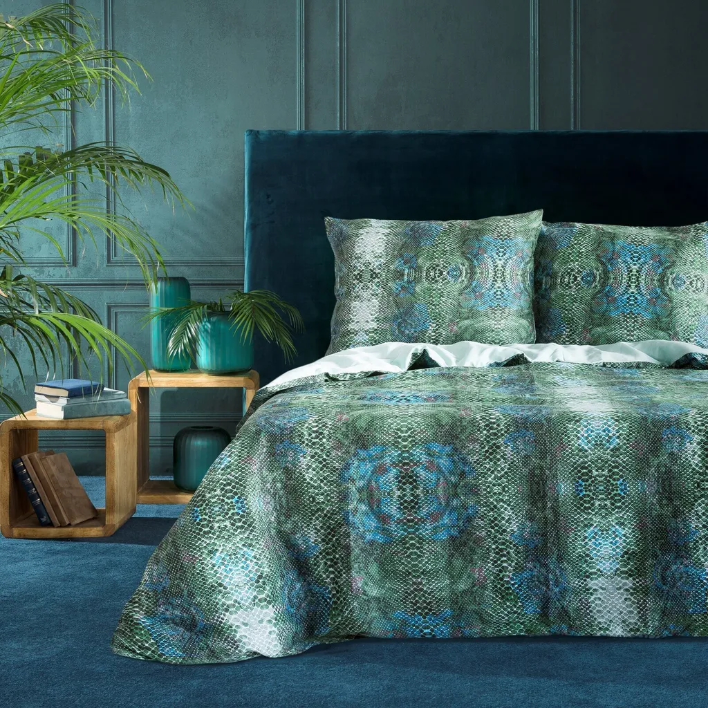 Linge de lit satin 160x200 frais et soyeux pour chambre moderne Nika - 2