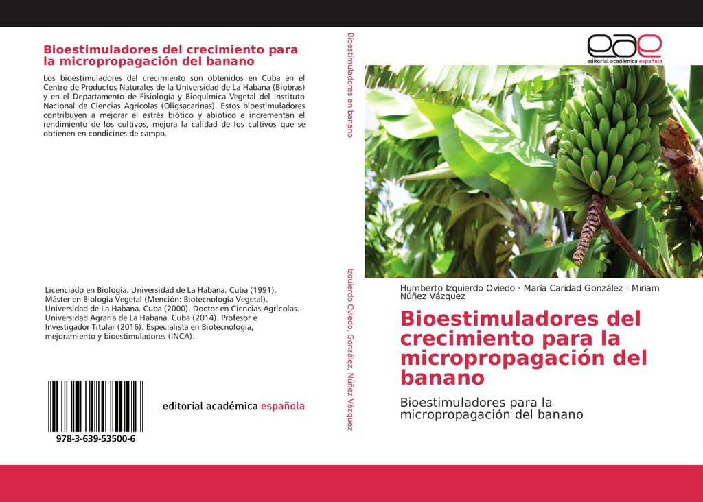 Bioestimuladores del crecimiento para la micropropagación del banano