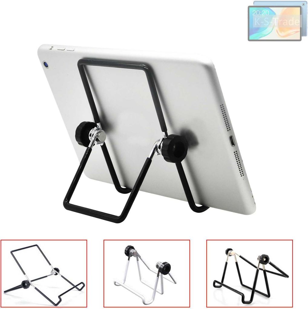 K-S-Trade Tablet-Ständer Tablet-Halterung Tablet-Aufsteller kompatibel mit Teclast M40 Plus faltbarer Tischständer Tablet Halterung