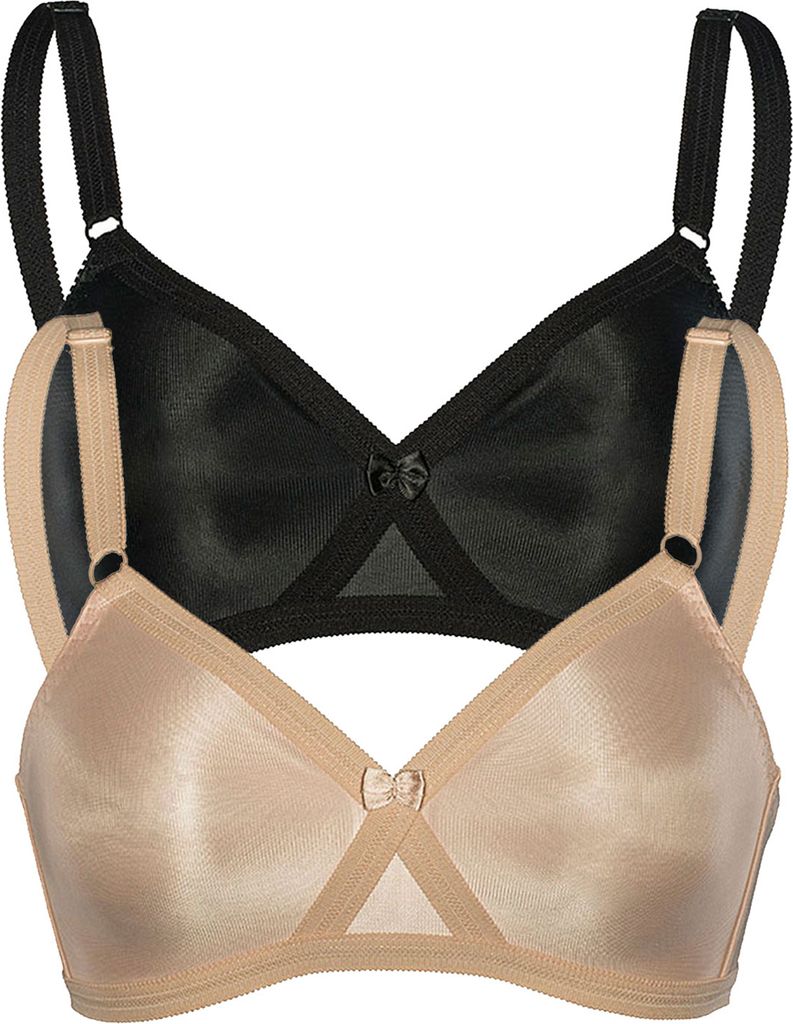 2er Pack Soft BH mit Kreuzblende Functional Bras von der Produktbild 