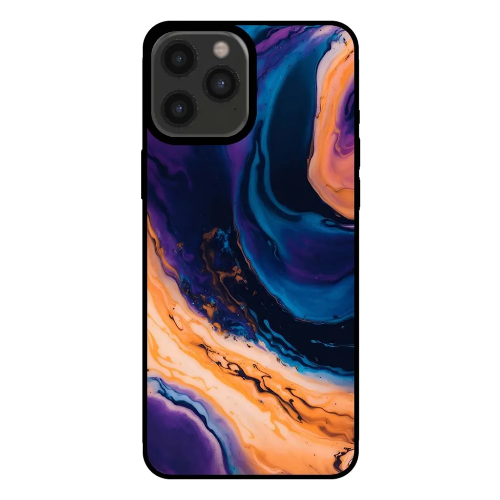 Custodia iPhone 12 Pro Max Marmo Blu | Cover Smartphonica Anti-Urto