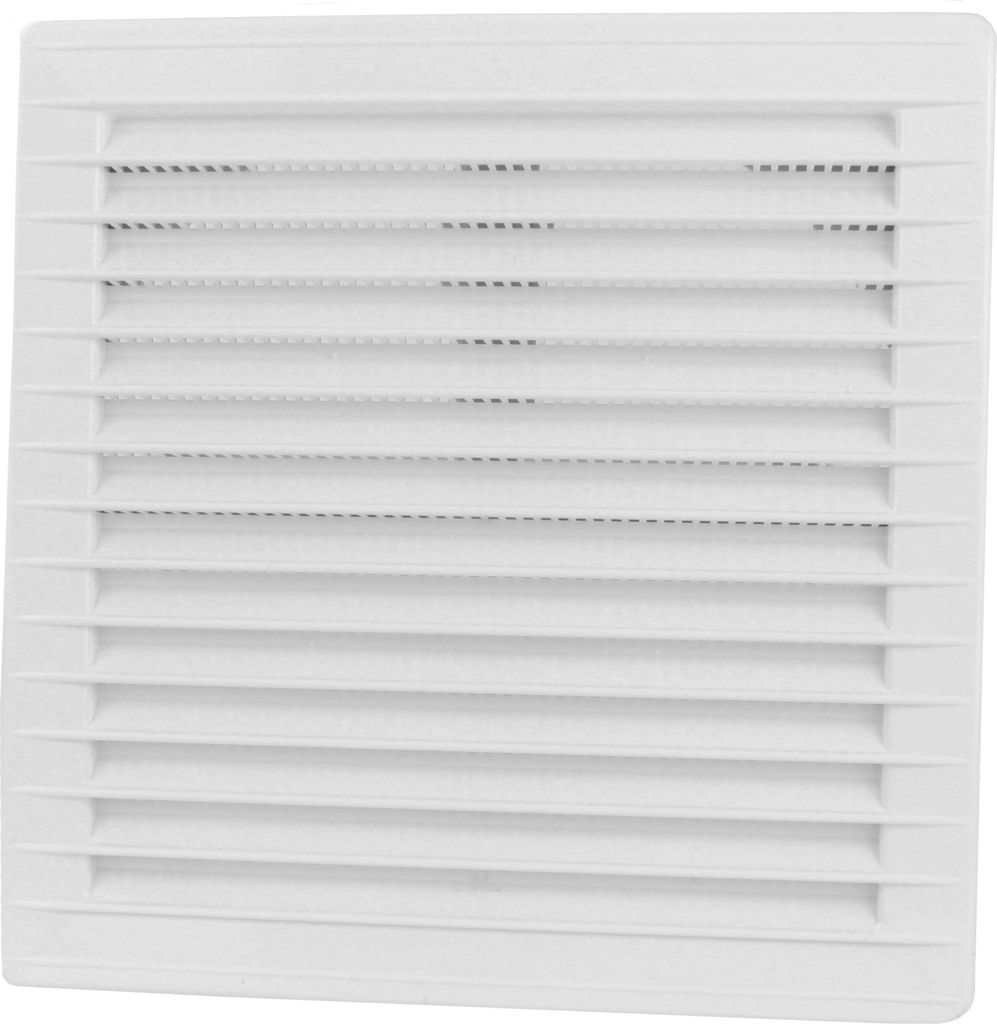Lüftungsgitter Lamellengitter Belüftung Gitter Zuluft Abluft Abluftgitter Entlüftung 172 x 172 mm Flansch einstellbar Ø 80 - 150 mm Lüftungsgi...