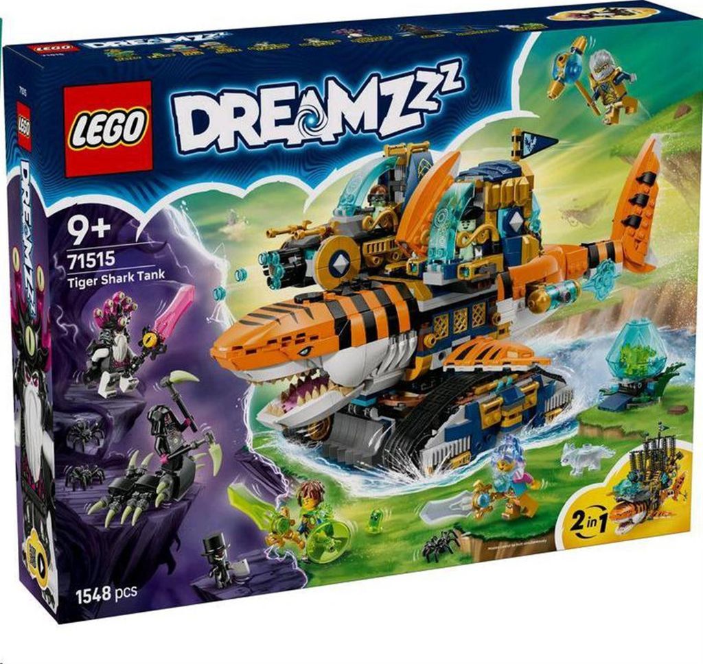 LEGO DREAMZzz 2v1 vozidlo tigrieho žraloka - hračka sa Obrázok produktu 