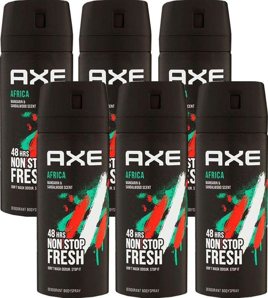 Axe Africa 6 x 150 ml Deodorant Deospray Deo Spray Set Produktbild