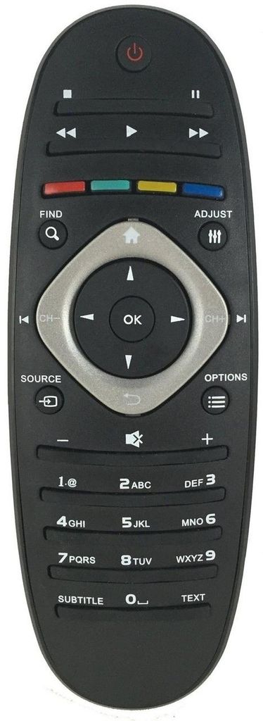Ersatz Fernbedienung für Philips 32PFL6505H/12 | 32PFL6605 | 32PFL6605H
