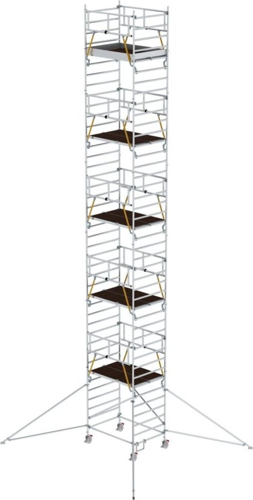 MUNK Rollgerüst SG mit Doppelplattform 1,35x1,80m und Ausleger 13,47m AH