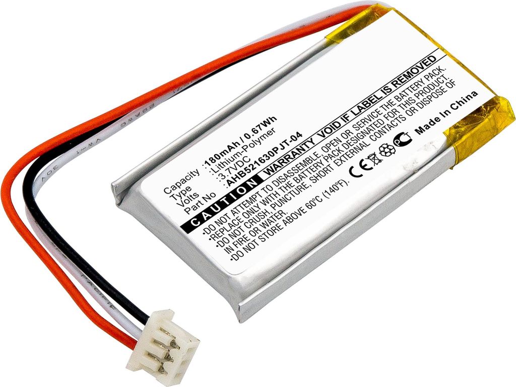 CELLONIC 1x Akku für Computer Kompatibel mit Logitech MX Vertical, 810-006368 - (180mAh, 3.7V)