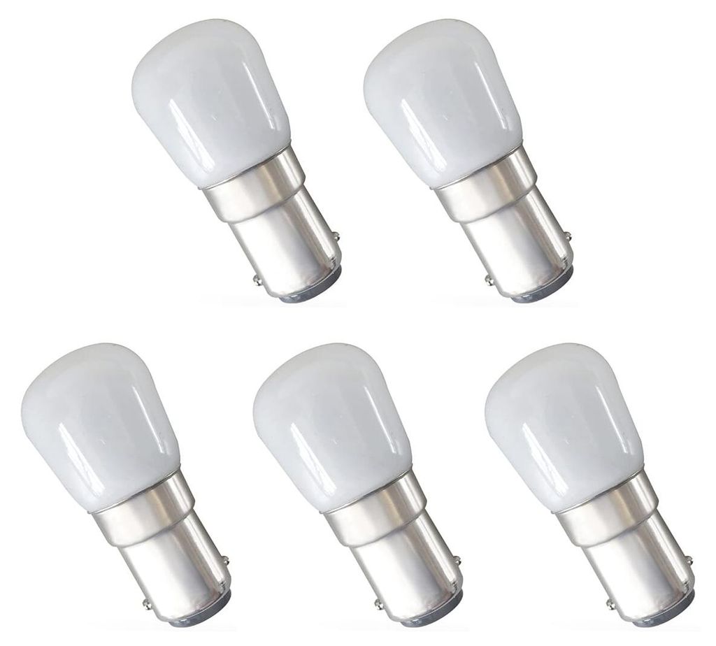 Spectrum LED-Miniaturlampe Ba15d 1,5 W - 230 V - 150 Lumen - 4000 K Neutralweiß - Natürliches Licht - Energieeffizient - 5 Stück