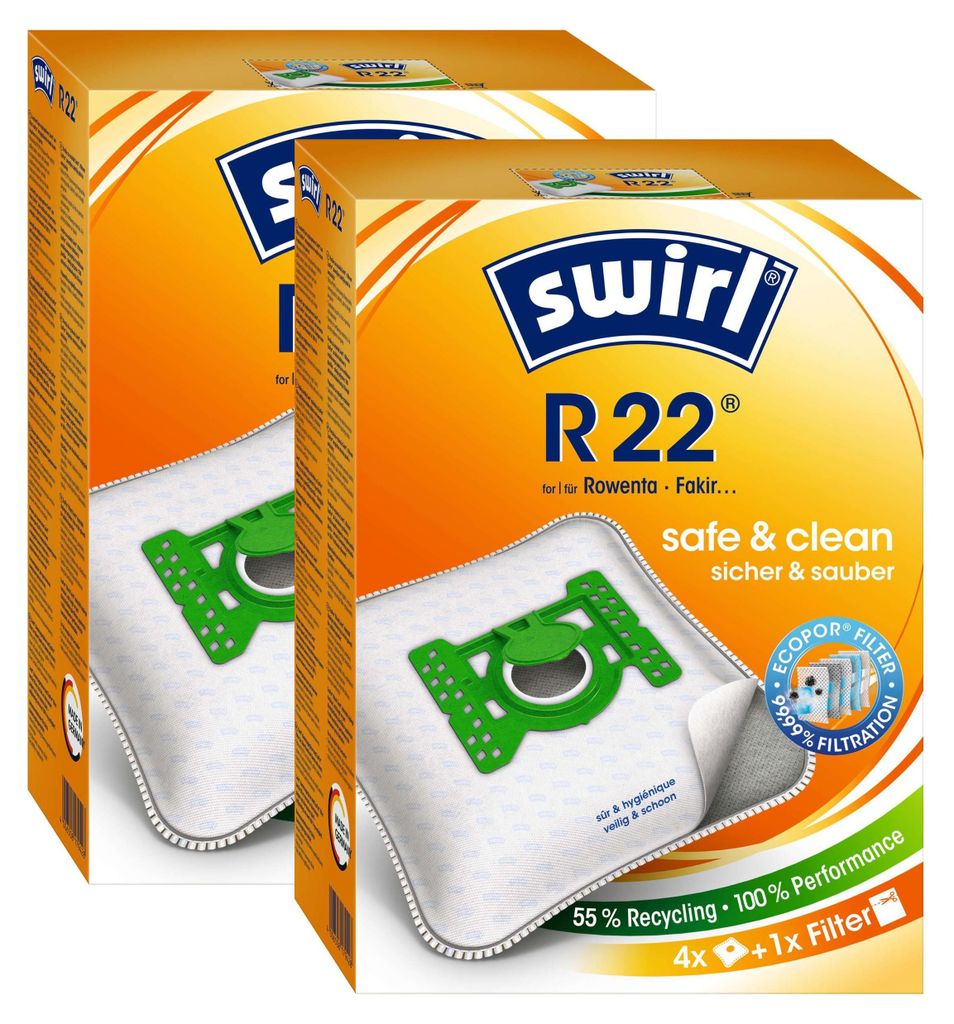 2 x Swirl R 22 MP Plus AirSpace Staubsaugerbeutel Produktbild 