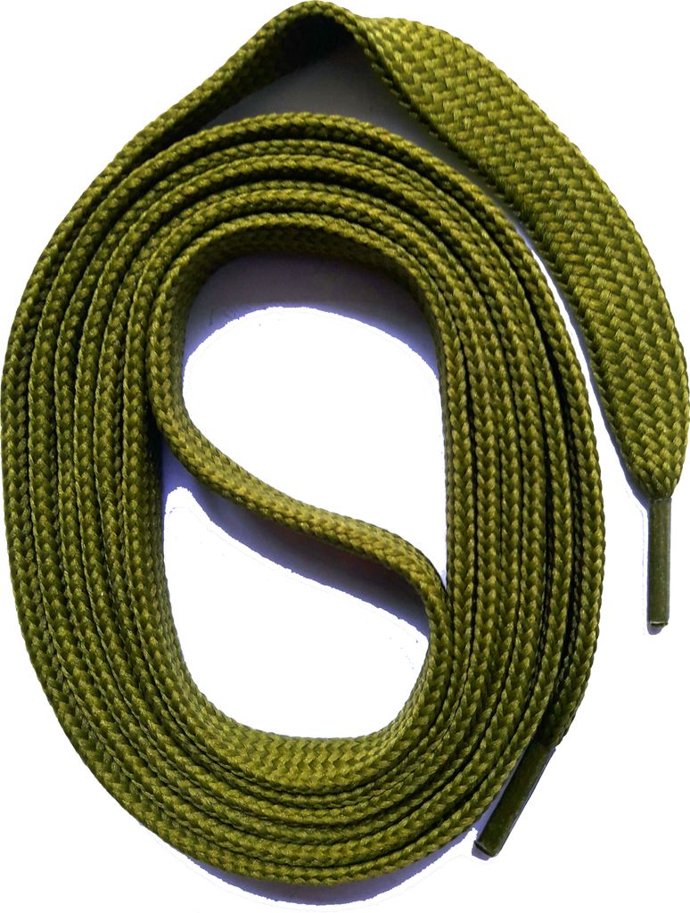 SNORS Schnürsenkel flach - KHAKI - 6mm - 240cm
