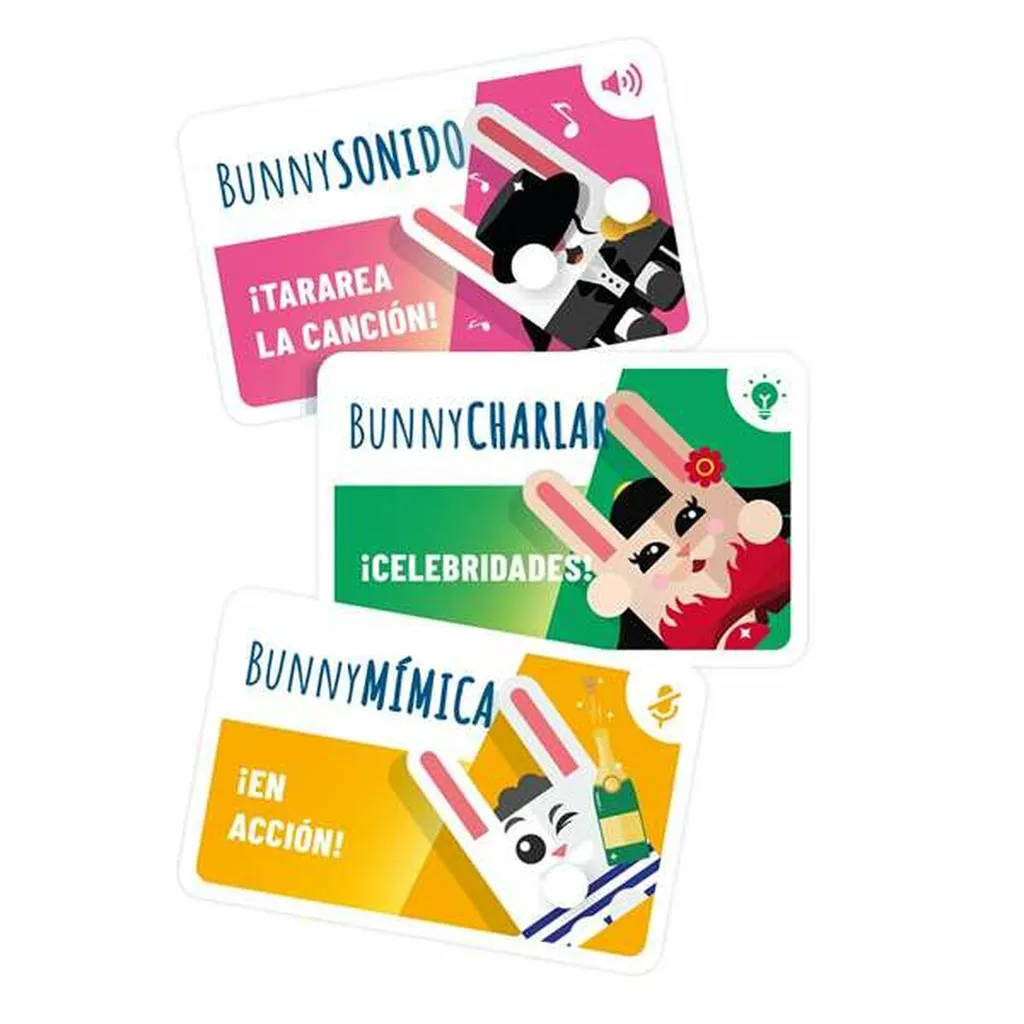 Bunny Hops Asmodee jeu de table avec 9 catégories de mimes ES - 4