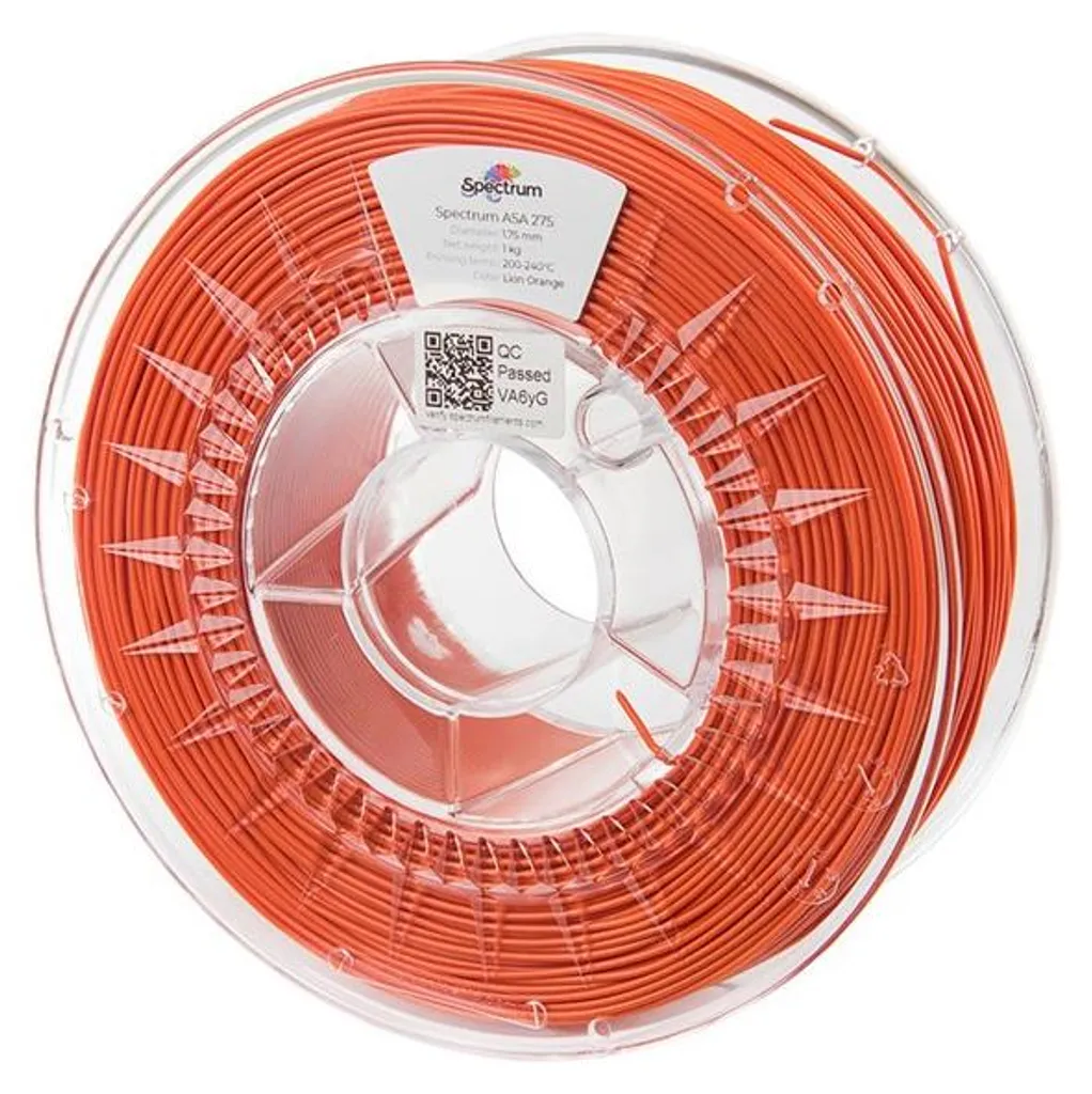 Filament 3D ASA 275 Lion Orange Résistant UV et Chaleur Spectrum 80304
