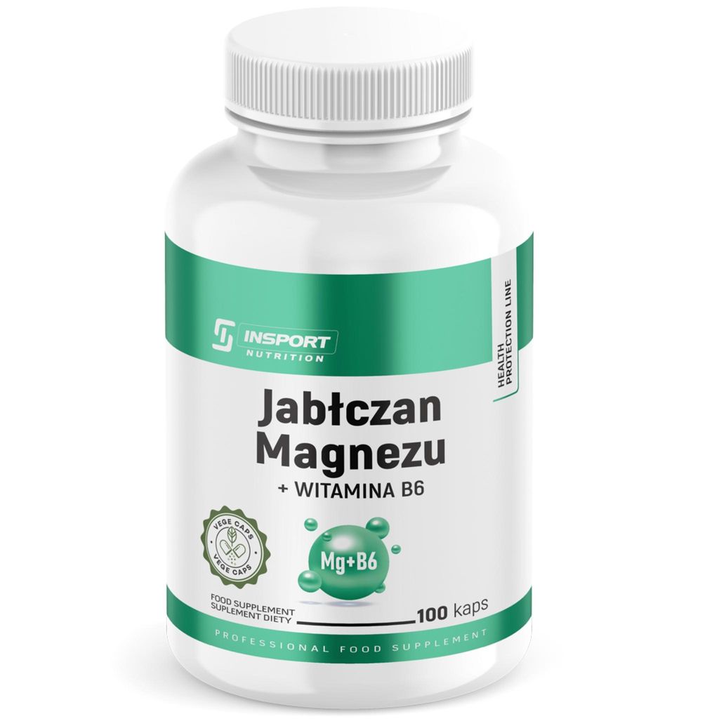 Magnesium-Malat + Vitamin B6 100 Kapseln | 1600 mg Produktbild 