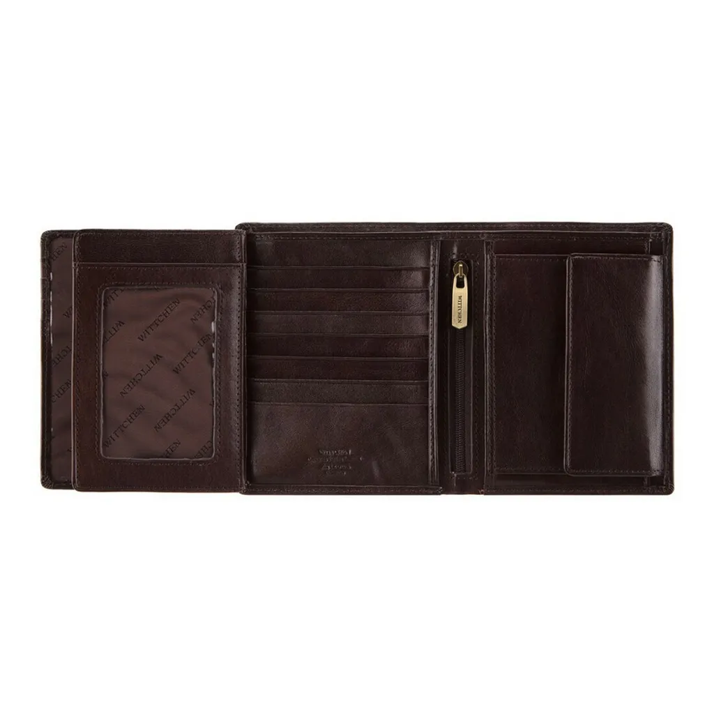 Portefeuille Arizona 13x11cm avec Multiples Compartiments et Finition Cuir