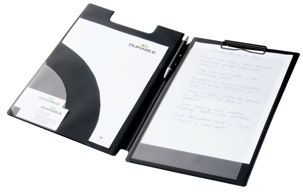 DURABLE Blockmappe A4+, 233201 schwarz